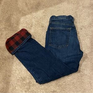 Eddie Bauer Flannel-Insulated Jeans 32x32